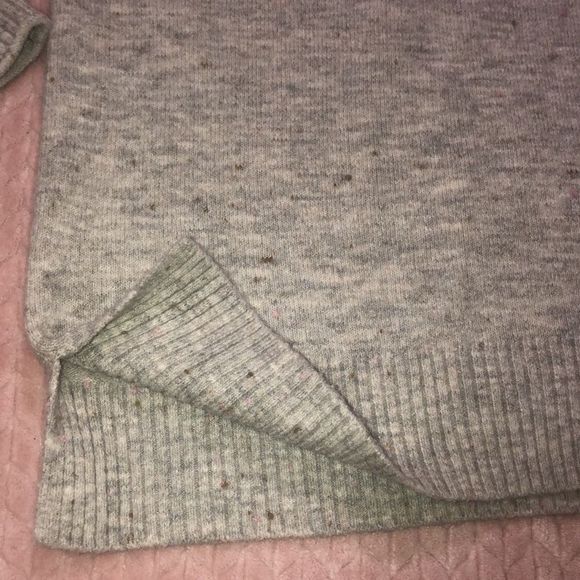 Loft Womens Gray Knit Crewneck Sweater - Picture 4 of 6